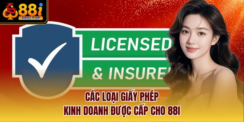 Các loại giấy phép kinh doanh được cấp cho 88I
